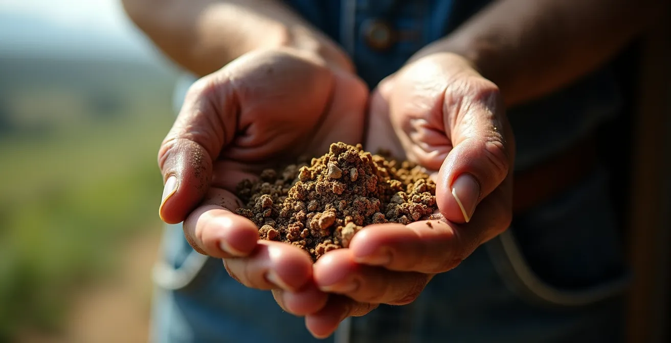 Vue aérienne montrant les frontières naturelles et culturelles invisibles de la France des pays