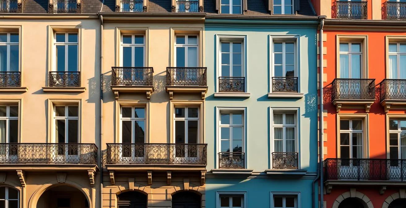 Vue aérienne montrant l'architecture contrastée de deux ports historiques français